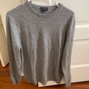 J.Crew gray cashmere sweater